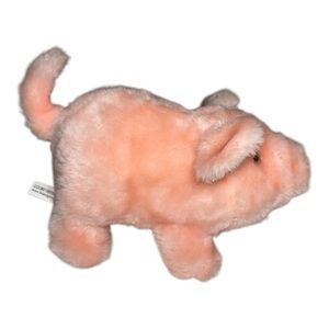 Vintage 1986 Iwaya pink Pudgey Piglet battery operated toy